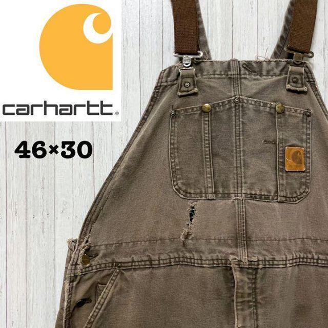 carhartt(カーハート)のカーハート　ダック地　オーバーオール　サロペット　ビッグサイズ　46/30 メンズのパンツ(サロペット/オーバーオール)の商品写真