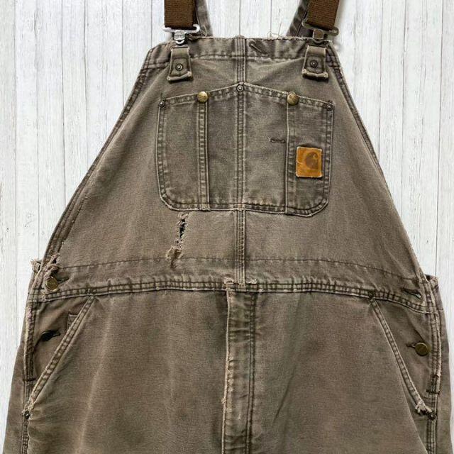 carhartt(カーハート)のカーハート　ダック地　オーバーオール　サロペット　ビッグサイズ　46/30 メンズのパンツ(サロペット/オーバーオール)の商品写真