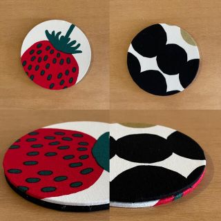 マリメッコ(marimekko)のマリメッコ  カルトナージュコースター2枚組(その他)