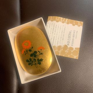 楊枝入れ　金沢箔　日本伝統工芸品(漆芸)