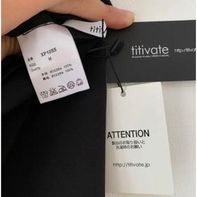 titivate(ティティベイト)のtitivateトップス レディースのトップス(カットソー(半袖/袖なし))の商品写真