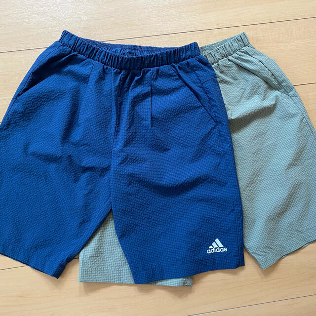 adidas(アディダス)のアディダス　ハーフパンツ　160 2色セット キッズ/ベビー/マタニティのキッズ服男の子用(90cm~)(パンツ/スパッツ)の商品写真