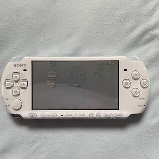 プレイステーションポータブル(PlayStation Portable)のSONY PSP-3000 パールホワイト　他(携帯用ゲーム機本体)