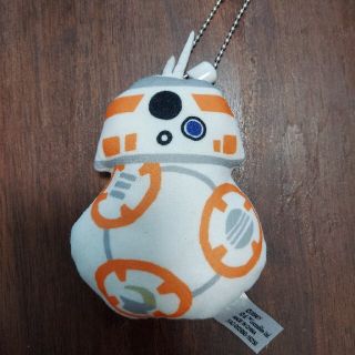 ディズニー(Disney)のスターウォーズ　BB-8ぬいぐるみ　クリップ、チェーン付き(キャラクターグッズ)