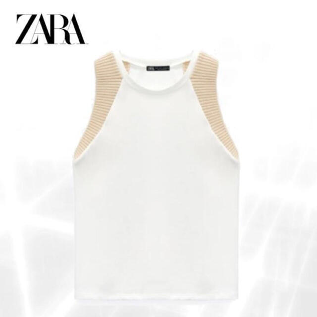ZARA - ☆今期完売 ZARA コントラストTシャツ S 新品☆の通販 by
