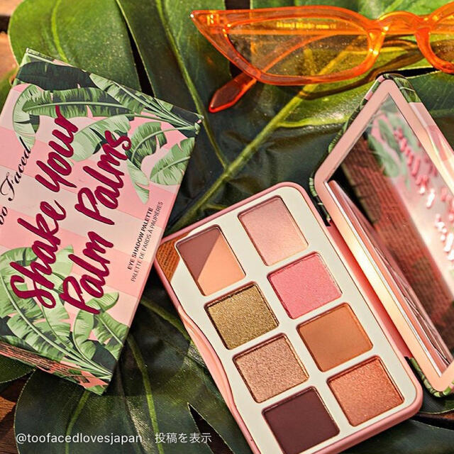 Too Faced(トゥフェイス)の【新】シェイクユアパームパームズミニ アイシャドウ パレット　too faced コスメ/美容のベースメイク/化粧品(アイシャドウ)の商品写真