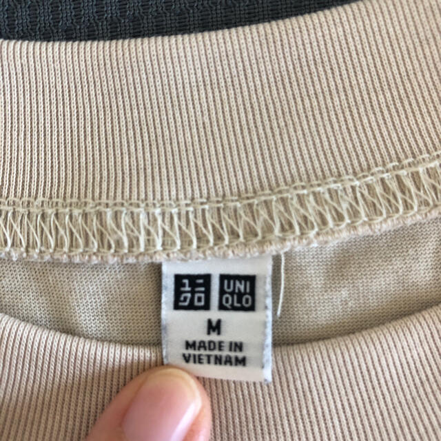 UNIQLO(ユニクロ)のユニクロ　マーセライズコットンロングTワンピース（半袖） レディースのワンピース(ロングワンピース/マキシワンピース)の商品写真