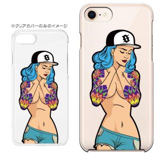 9325_タトゥーgirl5[透]　 透明ハードケース ほぼ全機種対応(モバイルケース/カバー)