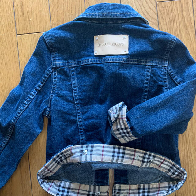 BURBERRY(バーバリー)のバーバリー　キッズ　デニムジャケット　インディゴ　Gジャン　burberry キッズ/ベビー/マタニティのキッズ服女の子用(90cm~)(ジャケット/上着)の商品写真