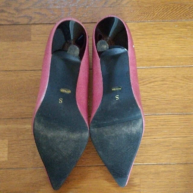 ピンク ヒールパンプス レディースの靴/シューズ(ハイヒール/パンプス)の商品写真
