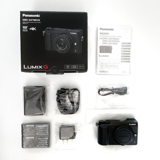 Panasonic(パナソニック)の【特価！】バッテリー4本！LUMIX GX7MK2 スマホ/家電/カメラのカメラ(ミラーレス一眼)の商品写真