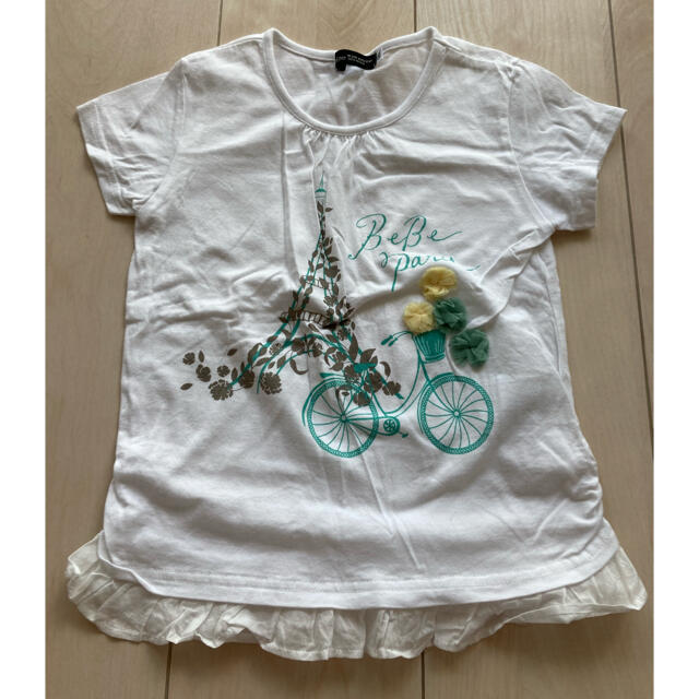 BeBe(ベベ)のべべのTシャツ　120サイズ キッズ/ベビー/マタニティのキッズ服女の子用(90cm~)(Tシャツ/カットソー)の商品写真