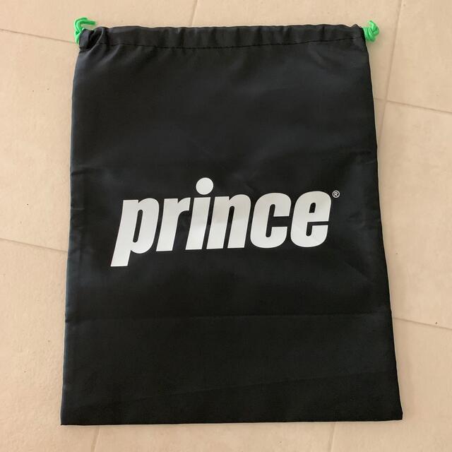 Prince(プリンス)のprince  ナイロン袋  黒 スポーツ/アウトドアのテニス(その他)の商品写真