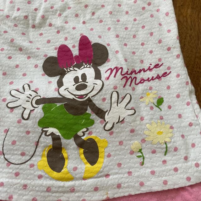 Disney(ディズニー)のミニーちゃん　パジャマ80 キッズ/ベビー/マタニティのベビー服(~85cm)(パジャマ)の商品写真