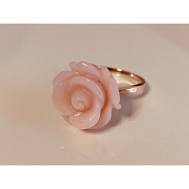 【タイムセール！】 agete - agete 10k 薔薇モチーフリング リング(指輪)