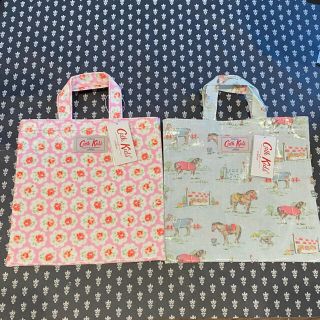 キャスキッドソン(Cath Kidston)のキャスキッズ　ミニバッグ 2個セット(トートバッグ)