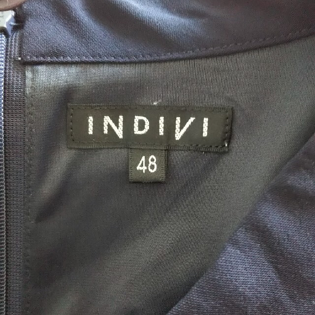 INDIVI(インディヴィ)の丸首ワンピース レディースのワンピース(ロングワンピース/マキシワンピース)の商品写真