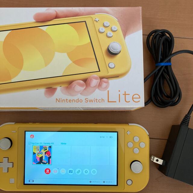 Nintendo Switch Liteイエロー本体セット品 動作品 Nintendo Switch Liteイエロー本体セット品 動作品