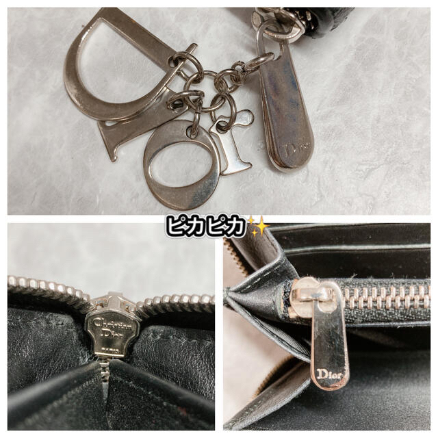 Dior(ディオール)の⭐極SSS美品⭐Christian Dior  カナージュ ラウンドファスナー レディースのファッション小物(財布)の商品写真