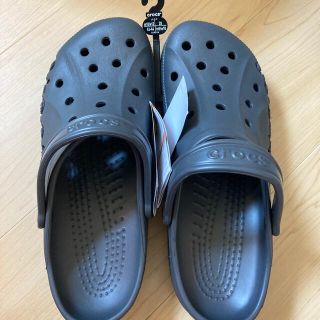 クロックス(crocs)のラス1  28  ダークグレー　バヤ(サンダル)