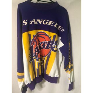 【レア】Lakers ビンテージ80s スウェット(スウェット)