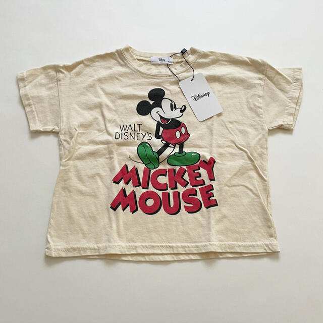 Disney(ディズニー)のミッキーTシャツ 90サイズ相当 キッズ/ベビー/マタニティのキッズ服男の子用(90cm~)(Tシャツ/カットソー)の商品写真