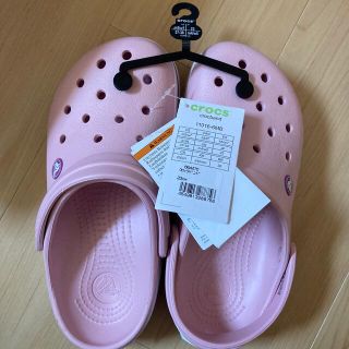 クロックス(crocs)のラス4  23 クロックバンド　クリームピンク(サンダル)