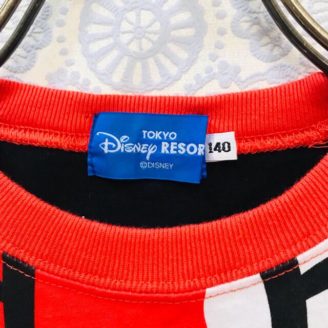 ミニーマウス(ミニーマウス)の東京ディズニーリゾート ミニーマウス 半袖Tシャツ 140cm 赤 Disney キッズ/ベビー/マタニティのキッズ服女の子用(90cm~)(Tシャツ/カットソー)の商品写真