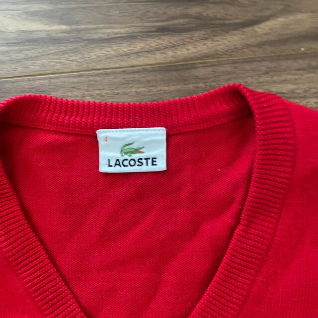 LACOSTE(ラコステ)のLacoste 100%毛 セーター　L  メンズのトップス(ニット/セーター)の商品写真