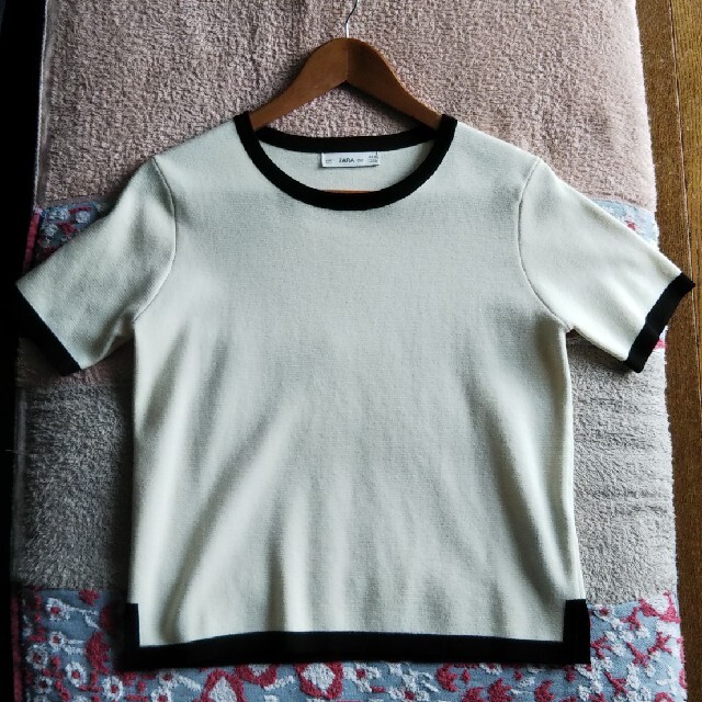 ZARA(ザラ)のZARA サマーニット レディースのトップス(Tシャツ(半袖/袖なし))の商品写真