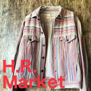 ハリウッドランチマーケット(HOLLYWOOD RANCH MARKET)の【H.R.MARKET】OUTER WEAR カラフルジャケット サイズ3(テーラードジャケット)