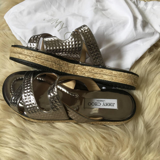 JIMMY CHOO 舞様専用 ルイヴィトン JIMMYCHOO セットサンダル スポサン ファーの通販 by luffyluffy's shop｜ ジミーチュウならラクマ