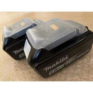 マキタ(Makita)の（新品・未使用）マキタ純正バッテリー2個セット18v6.0Ah(バッテリー/充電器)