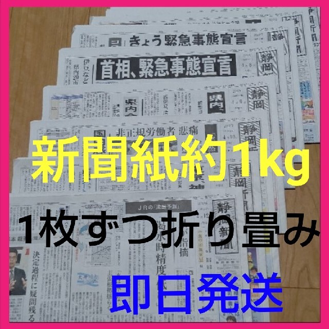 新聞紙まとめ売り約1kg その他のペット用品(その他)の商品写真