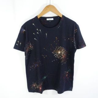 ヴァレンティノ(VALENTINO)のVALENTINO 17ss FIRE FLOWER PRINT TEE(Tシャツ/カットソー(半袖/袖なし))