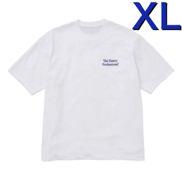ennoy 刺繍ロゴTシャツ White/NAVY エンノイ XL - agedor.ma
