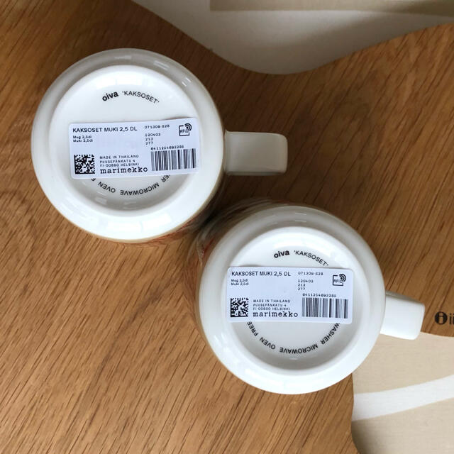 新品 marimekko Kaksoset カクソセット マグカップ トレイ