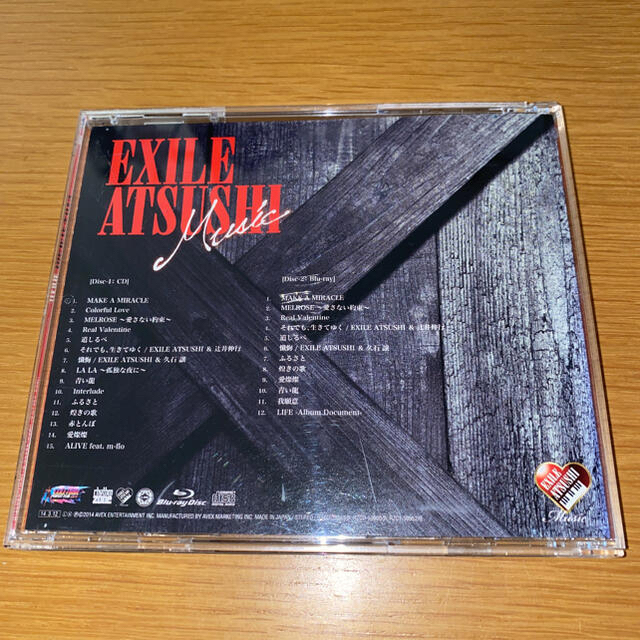 EXILE(エグザイル)の★EXILE ATSUSHI★Music(Blu-ray)★ エンタメ/ホビーのDVD/ブルーレイ(ミュージック)の商品写真