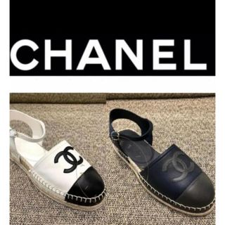 シャネル(CHANEL)のシャネル エスパドリーユ サンダル 銀座直営店(サンダル)