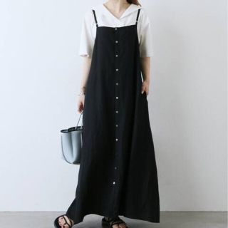 ジャーナルスタンダード(JOURNAL STANDARD)の人気　美品　レーヨン麻2WAYキャミワンピース◆(ロングワンピース/マキシワンピース)