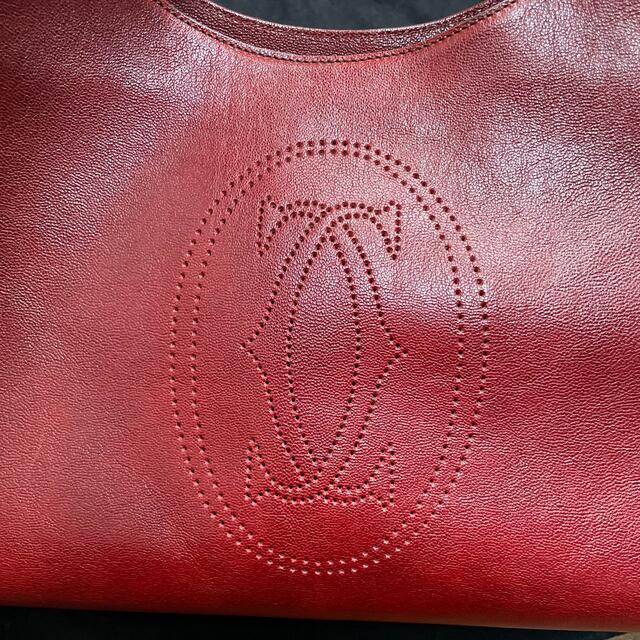 Cartier(カルティエ)のカルティエ　マルチェロ　バッグ　ボルドー レディースのバッグ(トートバッグ)の商品写真