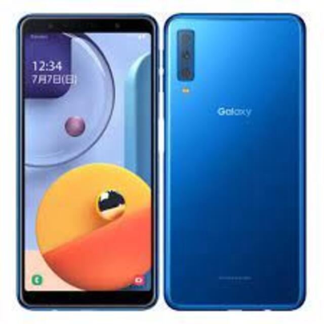 新品★Galaxy A7 64GB ブルー