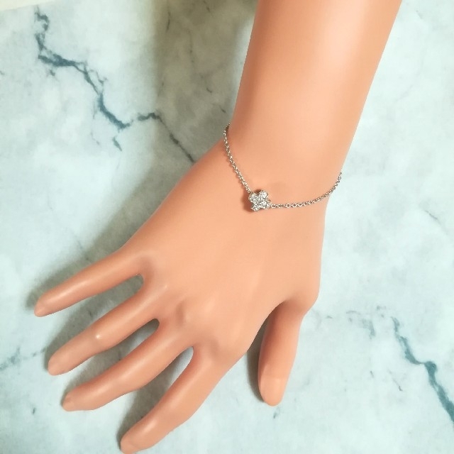Folli Follie - フォリフォリ クロスシルバーブレスレット(美品)の通販