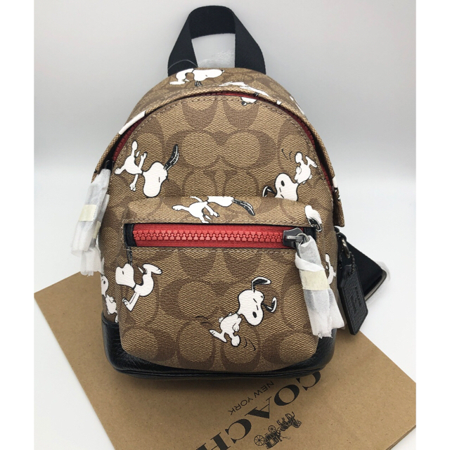 COACH(コーチ)の【COACH X PEANUTS☆新作】完売品！新品！スヌーピー！バックパック！ レディースのバッグ(リュック/バックパック)の商品写真