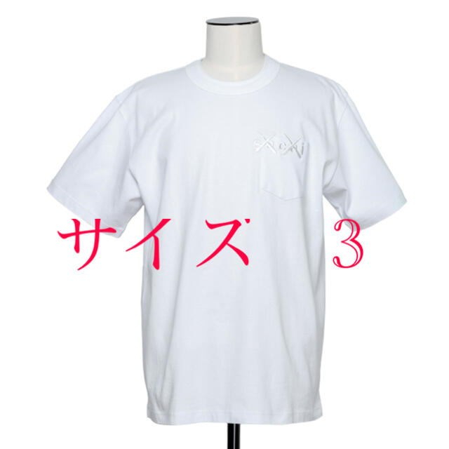 【代引き不可】 sacai tシャツ kaws sacai - Tシャツ/カットソー(半袖/袖なし)