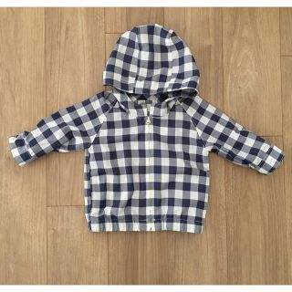 ベビーギャップ(babyGAP)のBaby gap☆ギンガムチェック柄ブルゾン 美品！(ジャケット/コート)