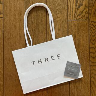 スリー(THREE)の【THREE】ショッパー&ファンデーションテスター(ショップ袋)