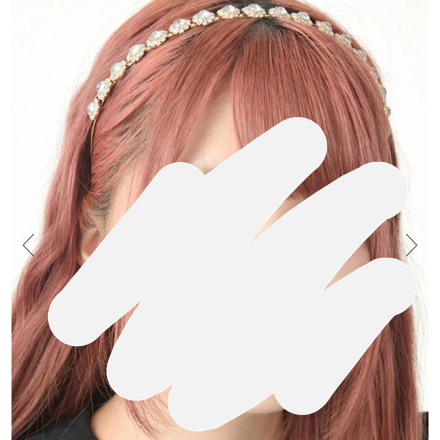 Ank Rouge(アンクルージュ)のアンクルージュ　クリスタルビジューカチューシャ レディースのヘアアクセサリー(カチューシャ)の商品写真