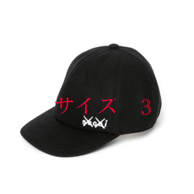 sacai  kaws キャップ　帽子メンズ