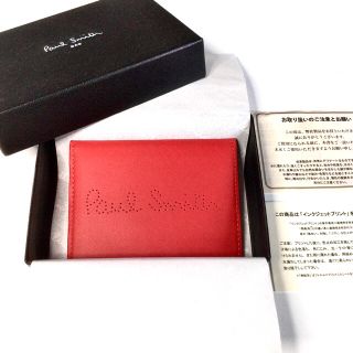 ポールスミス(Paul Smith)の新品　ポールスミス   レシートストーリー  名刺入れ　パスケース(名刺入れ/定期入れ)